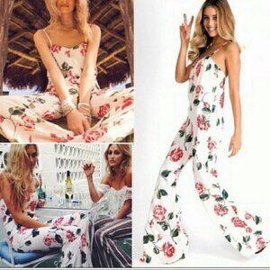 Stone Cold Fox Jerry Rose Floral Jumpsuit Size 1